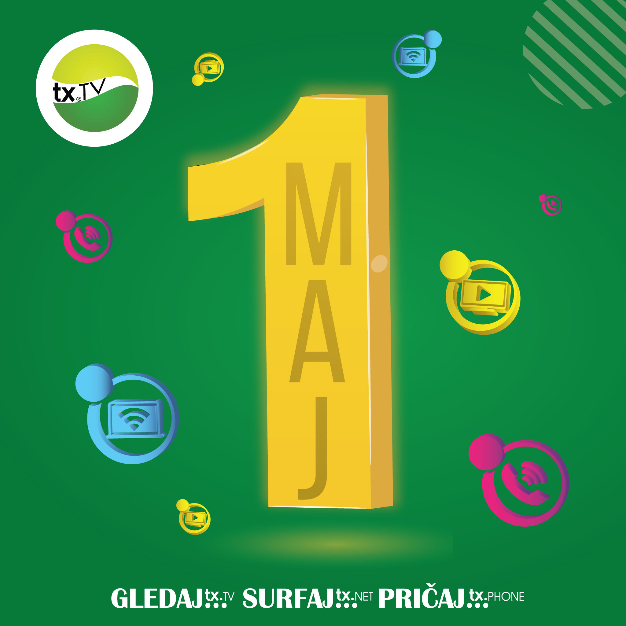 Sretan 1. maj - Međunarodni praznik rada