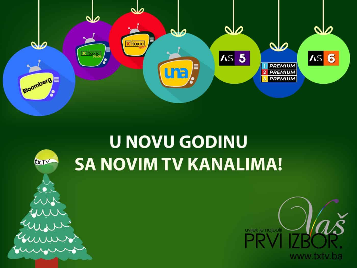 U NOVU GODINU SA NOVIM TV KANALIMA!